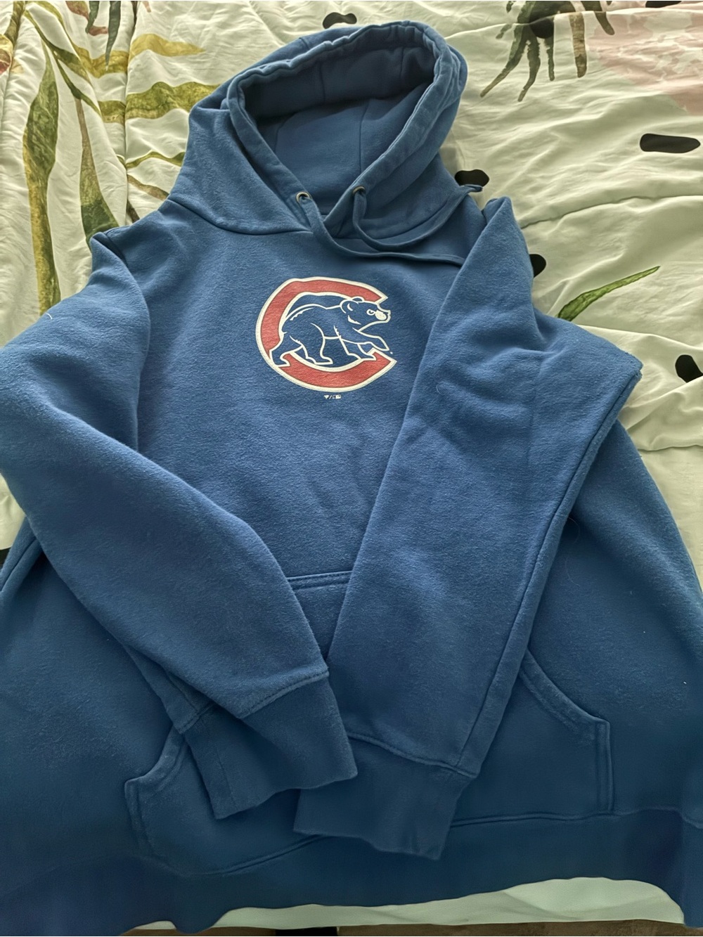 Chicago Cubs Blue Pullover Hoodie